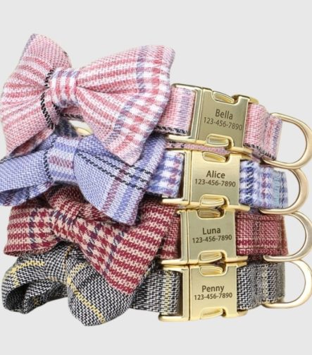 gepersonaliseerde-halsband-kleine-hond-vlinderdas