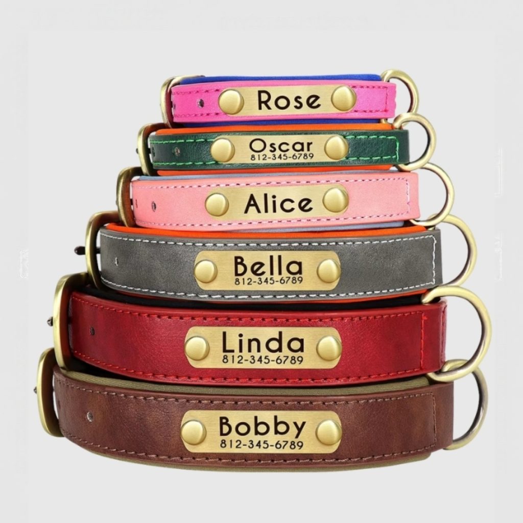 gepersonaliseerde-leren-halsband-leder